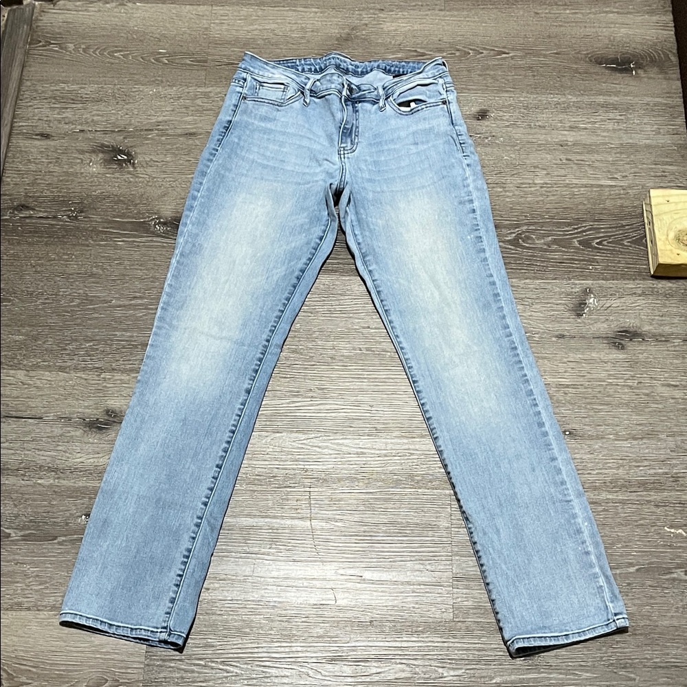 Trendy Light Blue Denim Pants